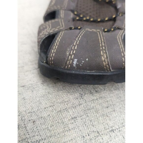 Teva Mens Size 10 Forebay Fisherman Sport Hiking Sandals Brown ShocPad 1001116 - Picture 13 of 13